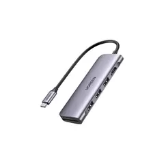 Конвертер UGREEN CM511 USB Type-C 3 USB 3.0 HDMI SD/TF