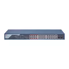 Коммутатор сетевой PoE HIKVISION DS-3E0326P-E(B)   24xPoE 100Mb/s неуправляемый