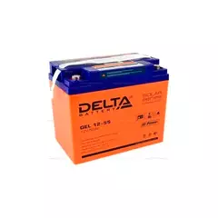 Аккумулятор Delta GEL12-55 12V 55Ah (228*137*214 мм)