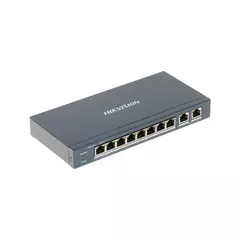 Коммутатор сетевой PoE HIKVISION DS-3E1310HP-EI 8x100Mb/s  управляемый