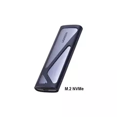 External Enclosure UGREEN CM400 SSD M.2 NVMe, кабель USB 3.1 - USB-C в комплекте, серый 10902