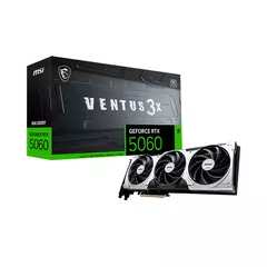 Видеокарта MSI GeForce RTX 5060 8G VENTUS 3X PCI-E 5.0, 8 GB GDDR7 / 128-bit