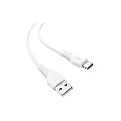 HOCO Data Cable X58 Airy silicone for Type-C white