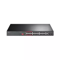 Коммутатор сетевой PoE TP-LINK TL-SL1226P  24xPoE 100Mb/s неуправляемый