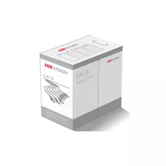 Кабель UTP CAT6 HIKVISION DS-1LN6UZC0 CAT-6 4x2x0.5 внутренний серый