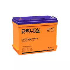 Аккумулятор Delta DTM1255L 12V 55Ah