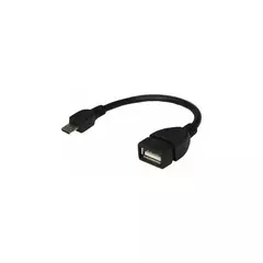 REXANT USB OTG microUSB на USB шнур, 0.15м, черный 18-1182