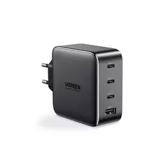 Зарядное устройство UGREEN CD226 (3xType-C, 1xUSB-A, 100W, GaN, быстрая зарядка, серый)  40747