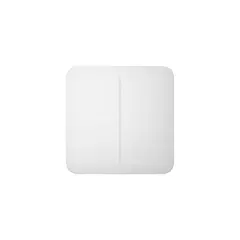 Кнопка для двухклавишного выключателя Ajax SoloButton (2-gang) [55] white