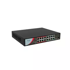Коммутатор сетевой HiLook PoE NS-0318P-130(B) 1xUpLink 1Gb/s, 1xSFP 1Gb/s, 16xPoE 100Mb/s
