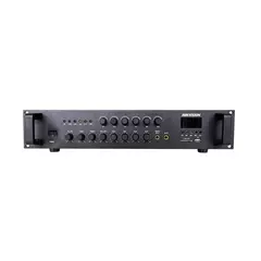 Усилитель для фоновой музыки HIKVISION DS-QAE0A120G1-VB6 (BT. USB. AUX. 120W.6 zone)
