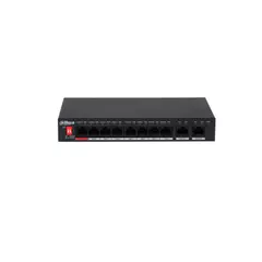 Коммутатор сетевой PoE DAHUA DH-S3010-8ET2ET-60