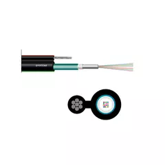 Наружный оптический кабель с несущим тросом GYXTC8S - (Цена за бухту 1000 м.)