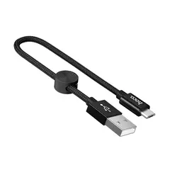 HOCO X35 Premium USB-microUSB для передачи данных и зарядки, 2.4А, 0.25m, black
