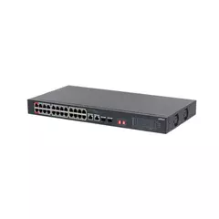 Коммутатор сетевой PoE DAHUA DH-S3226-24ET-240 24xPoE 100Mb/s неуправляемый