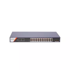 Коммутатор сетевой PoE HIKVISION DS-3E1526P-SI-24P2F 2xUpLink 1Gb/s, 24xPoE