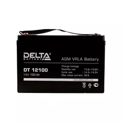 Аккумулятор Delta DT 12100 12В 100А*ч