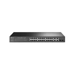 Коммутатор сетевой PoE TP-LINK SL2428P(UN) 24x100Mb/s+PoE 4x1000 Omada SDN