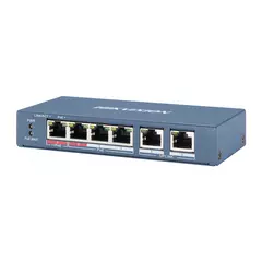 Коммутатор сетевой PoE HIKVISION DS-3E0106HP-E  4xPoE100Mb/s неуправляемый