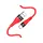 HOCO U53 для передачи данных и зарядки (быстрая зарядка)USB-Type-C, 5A, 1.2м, красный