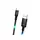 HOCO U63 Spirit для передачи данных и зарядки USB-Type-C, LED подсветка активируется звуком, 3А, 1.2м, черный