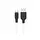 HOCO X21 Plus Silicone для передачи данных и зарядки USB-microUSB, флуоресцентный, 2.4A, 1м, черно-белый
