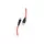 HOCO Data Cable X21 Plus Silicone USB-Lightning black and red