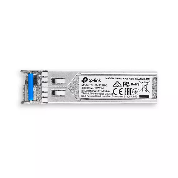 SFP модуль двунаправленный TP-LINK SM321B-2(UN) Одномодовый, 1310-1550нм, 1,25Гб, 2км