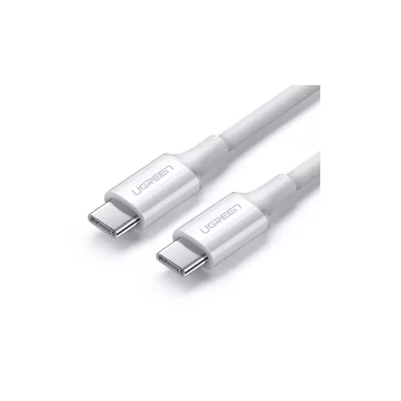 UGREEN US300 Type-C Male to Type-C Male 2.0 ABS Shell 5A Current, 1,5м, белый