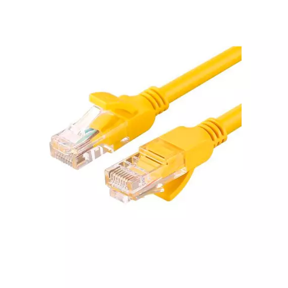 Патчкорд UTP Cat 5e, 2м, желтый UGREEN NW103