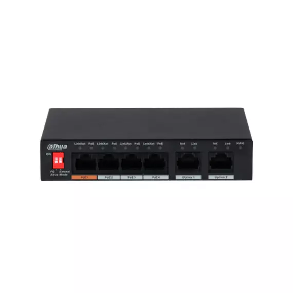 Коммутатор DAHUA 	DH-PFS3006-4ET-60  4xPoE 100Mb/s неуправляемый