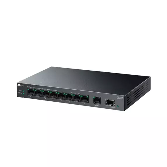 Коммутатор сетевой TP-LINK LS1210GP 9xPoE 1000Mb/s неуправляемый