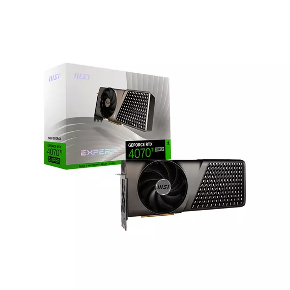 Видеокарта MSI GeForce RTX 4070 Ti SUPER 16G EXPERT 16GB GDDR6X/256 bit