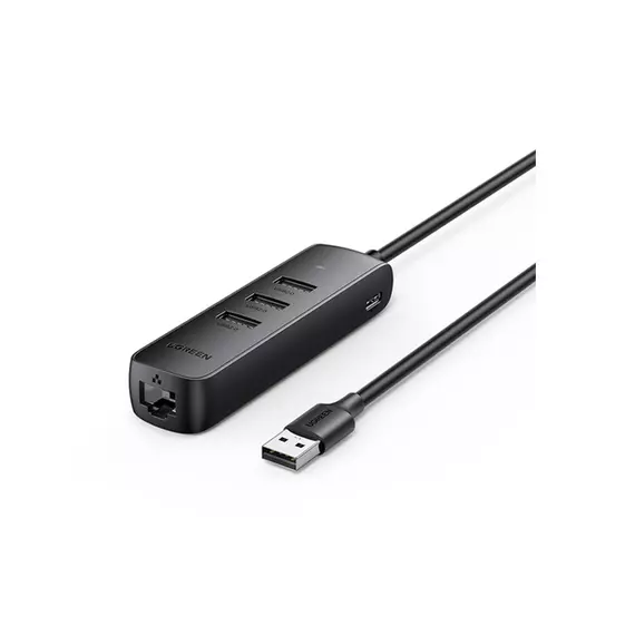Адаптер UGREEN CM416 USB 2.0 3 USB 2.0 RJ45 100Mbps