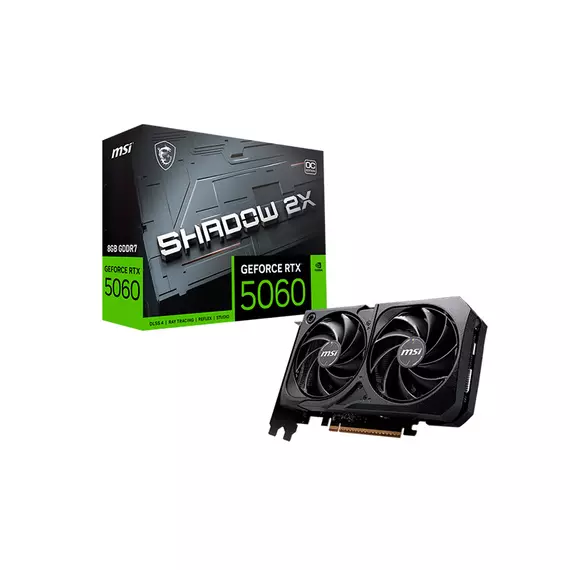 Видеокарта MSI GeForce RTX 5060 8G SHADOW 2X PCI-E 5.0