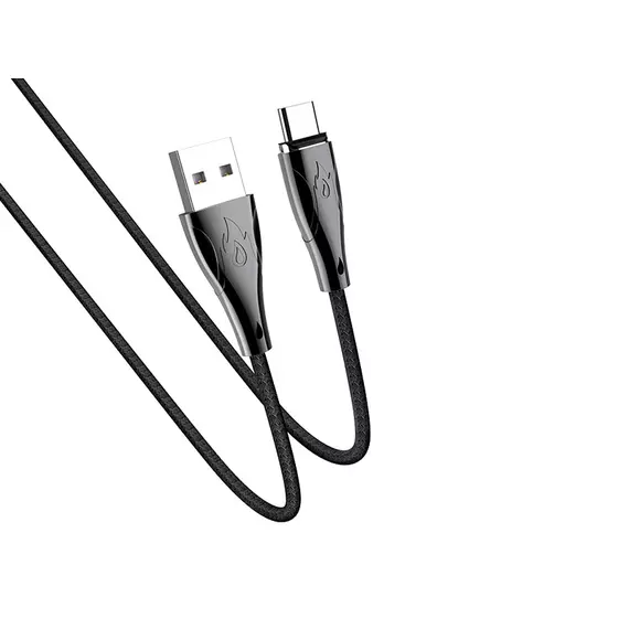 HOCO U75 Blaze для передачи данных и зарядки USB-Type-C, магнитный коннектор, 3A, 1.2м, черный