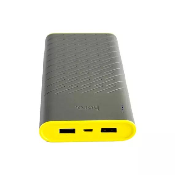 Портативное зарядное устройство HOCO B31 Rege 30000mAh, Power Bank, серый