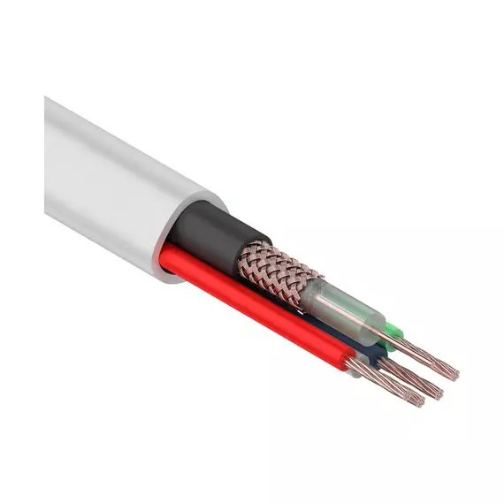 Кабель KBОС 4х0,5, 100m, белый, REXANT 01-4061