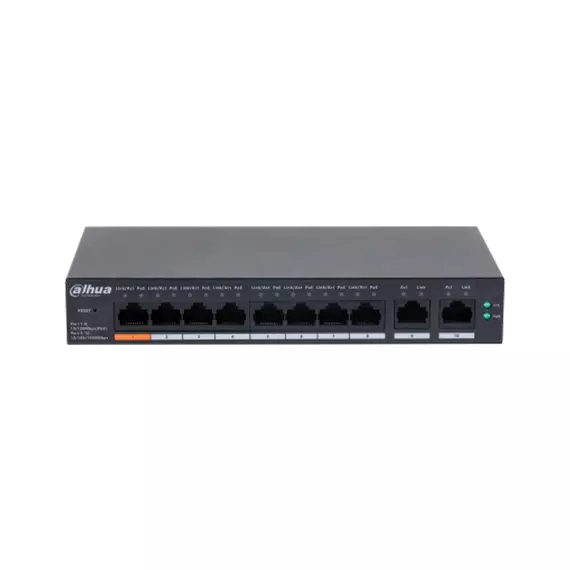 Коммутатор сетевой PoE DAHUA DH-CS4010-8ET-60 8xPoE 100Мбит/с управляемый