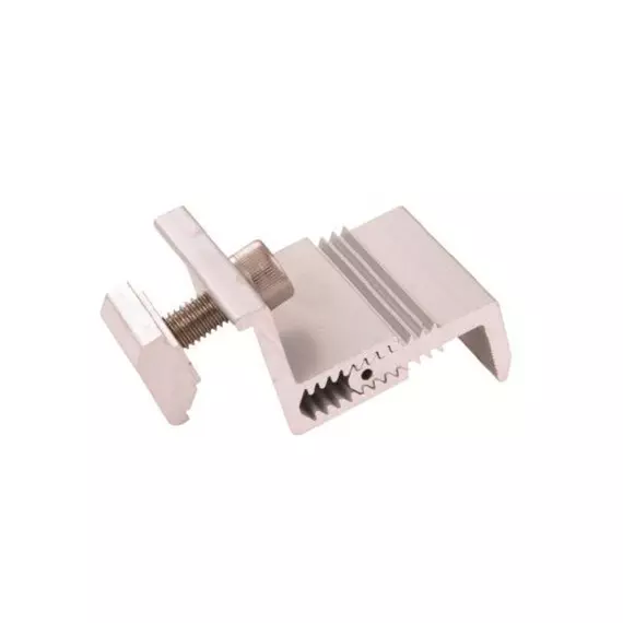 Зажим регулируемый концевой для модулей, 30-45 мм