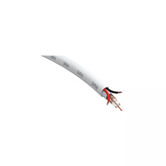 Кабель для аналогового видеонаблюдения ЭРА К-0,5-PVC КВК-В-2+2х0,5мм, бухта, 200м, белый