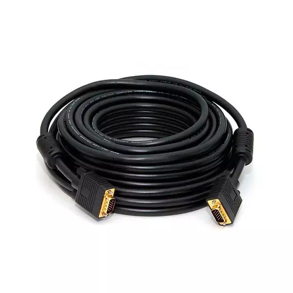 Кабель UGREEN VG101 VGA- VGA, 10м, чёрный 11633