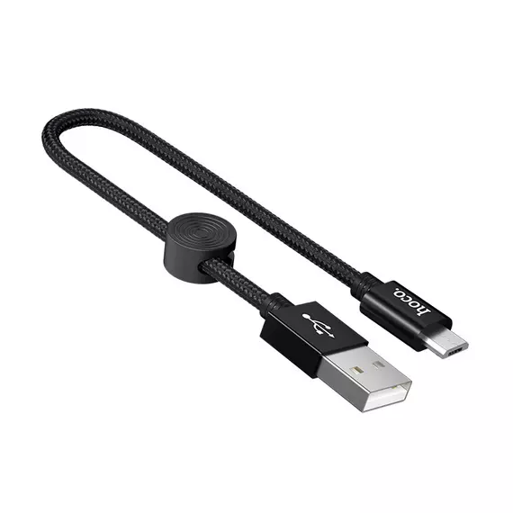 HOCO X35 Premium USB-microUSB для передачи данных и зарядки, 2.4А, 0.25m, black