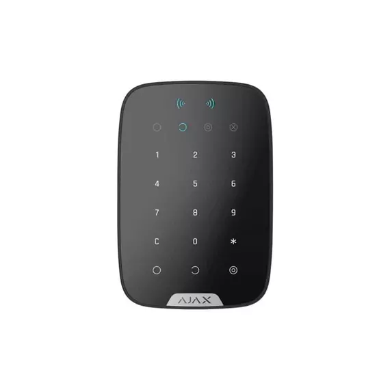 Беспроводная сенсорная клавиатура управления системой безопасности Ajax KeyPad Plus black