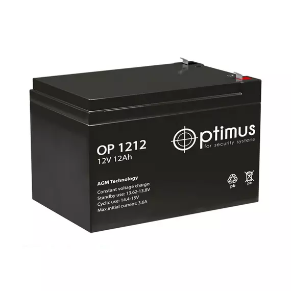 Аккумулятор Delta OP12-12