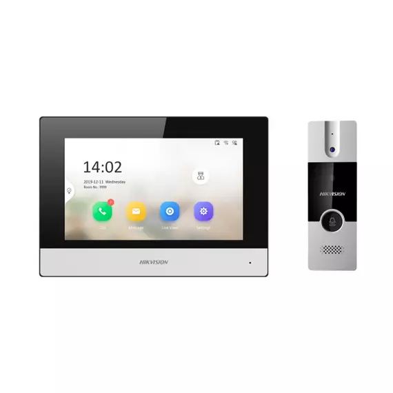 IP видеодомофон гибридный HIKVISION DS-KIS302-P