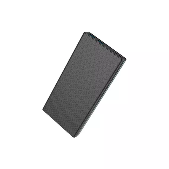 Портативное зарядное устройство HOCO B39 Magic Stone 30000mAh, Power Bank, серый метал