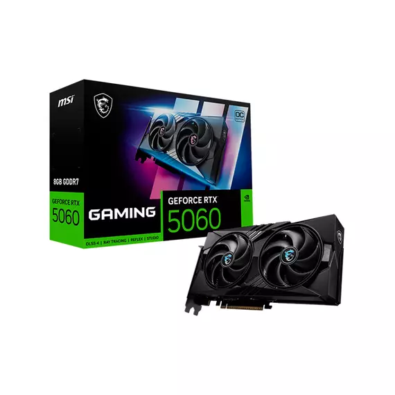Видеокарта MSI GeForce RTX 5060 8G GAMING OC PCI-E 5.0