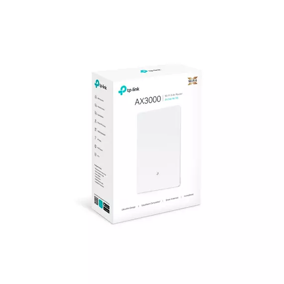 Роутер Wi-Fi TP-LINK Archer Air R5 AX3000 Dual-Band, Wi-Fi 6,2402Mb/s 5GHz+574Mb/s 2.4GHz, 4 антенны, 1xLAN 1Gb/s, IPTV. OFDMA