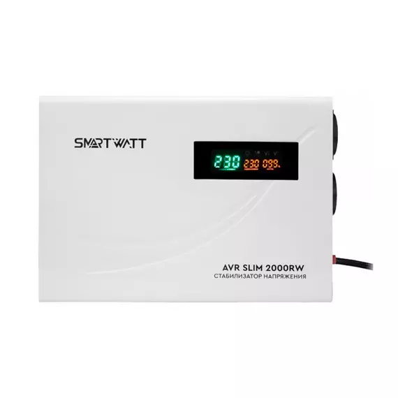 Настенный стабилизатор напряжения SMARTWATT AVR SLIM 2000RW